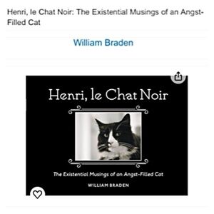 CAT HUMOR YouTube Star HENRI le CHAT NOIR Parody Satire LITTLE ART PHOTO BOOK